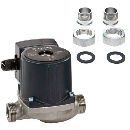 Насос циркуляционный Ридан RWS 20-60SN 130 (1х220В; 0,10кВт), с гайками, L130