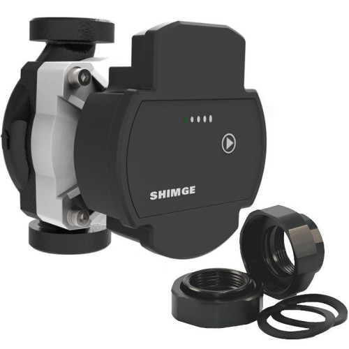 Насос циркуляционный SHIMGE APE 32-4-180 (1х220В; 25Вт), с гайками, L180