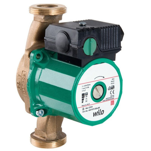 Насос циркуляционный для ГВС Wilo Star-Z 25/6 (1х220В; 99Вт), L180