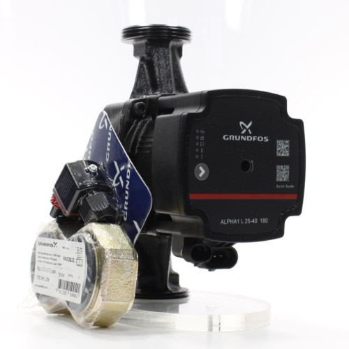 Насос циркуляционный Grundfos Alpha1L 25-40 180 (1х220В; 25Вт), с гайками, L180