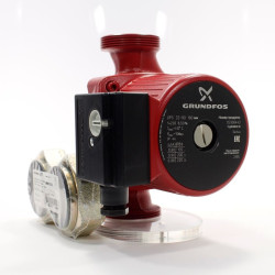 Насос циркуляционный Grundfos UPS 32-80 180 (1х220В; 0,22кВт), с гайками, L180