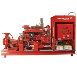 Дизель-насосные установки пожаротушения Grundfos FK, HSC, HSF, DNF (согласно опросного листа)
