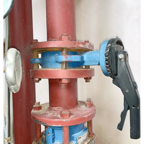 Затвор дисковый межфланц., TECOFI, DN80, чугун, с рычагом