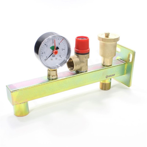 Группа безопасности 3/4", PN10, WAAG, латунь до 44 кВт.