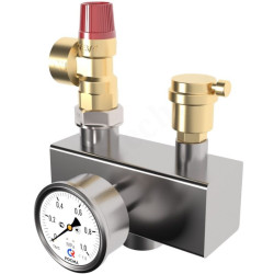 Группа безопасности 1", PN6, Gidruss BSGSS 100, сталь нержавеющая до 100 кВт.