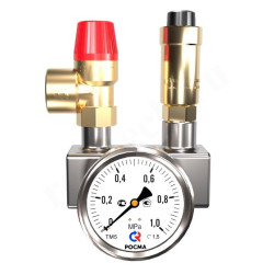 Группа безопасности 1", PN3, Gidruss BSGSS 25, сталь нержавеющая до 50 кВт.