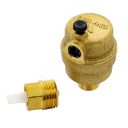 Воздухоотводчик резьб. 3/8", PN10, Protherm Медведь, латунь, отсекающий