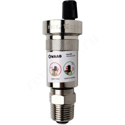 Воздухоотводчик резьб. 1/2", PN10, WAAG, латунь, отсекающий