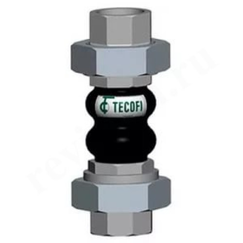 Компенсатор антивибрационный резьб. 2", PN10, Tecofi DI7140, каучук