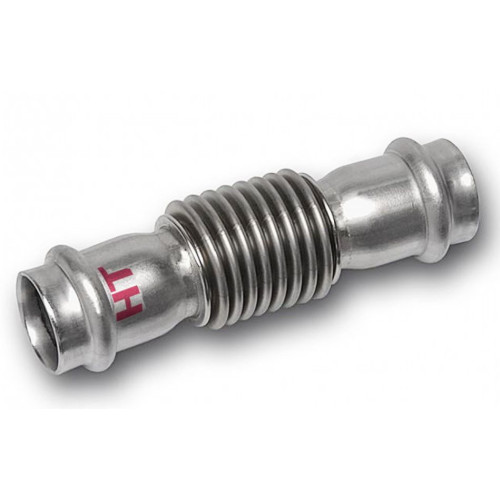 Компенсатор осевой под пресс DN42, PN16, Sanha NiroSan Industry 18872L, сталь нержавеющая