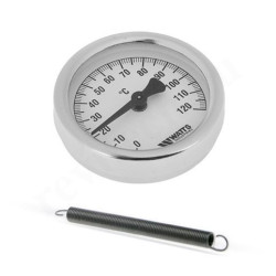 Термометр накладной Watts F+R810 TCM, 63 мм, 0-120 C