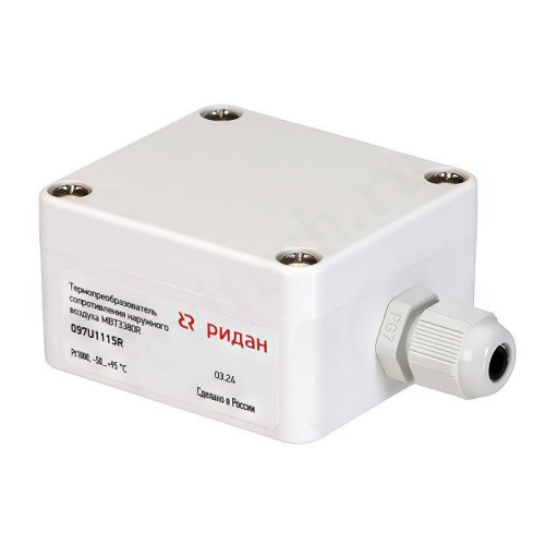 Термопреобразователь сопротивления наружного воздуха MBT3380R, Pt1000, Ридан