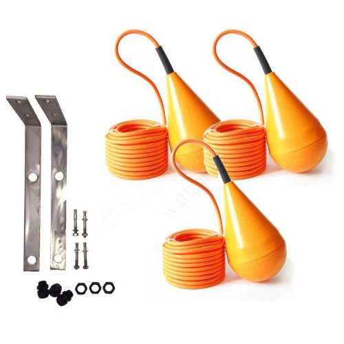 Выключатель поплавковый MS1 (комплект 3 штуки на консоли, 10м) без взрывозащищённого исполнения, Gru