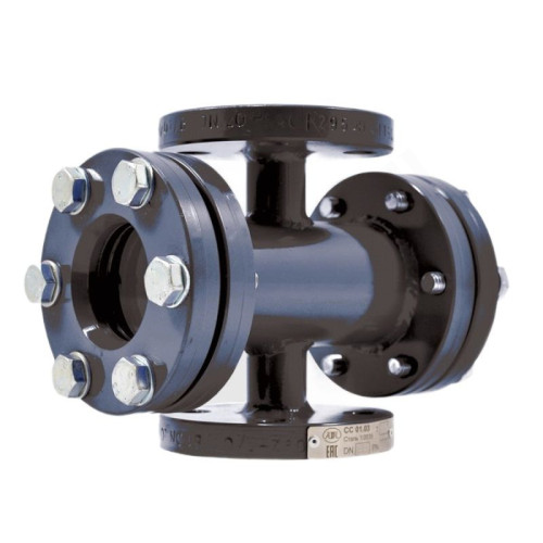 Cтекло смотровое фланц. DN15, PN16, ADL CC04, сталь оцинкованная