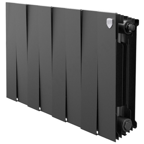 Радиатор биметаллический Royal Thermo PianoForte Noir Sable 8/300, RAL 9011 984 Вт