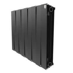 Радиатор биметаллический Royal Thermo PianoForte Noir Sable 10/500, RAL 9011, 1 890 Вт