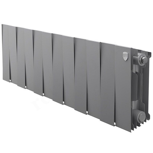 Радиатор биметаллический Royal Thermo PianoForte Silver Satin 12/200, RAL 7029 1 212 Вт