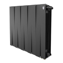 Радиатор биметаллический Royal Thermo PianoForte VD Noir Sable 10/500, RAL 9011 1 890 Вт