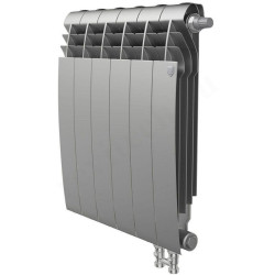 Радиатор биметаллический Royal Thermo BiLiner V Silver Satin 6/500, RAL 9006 960 Вт