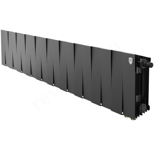Радиатор биметаллический Royal Thermo PianoForte VD 20/200, RAL 9011 2 140 Вт