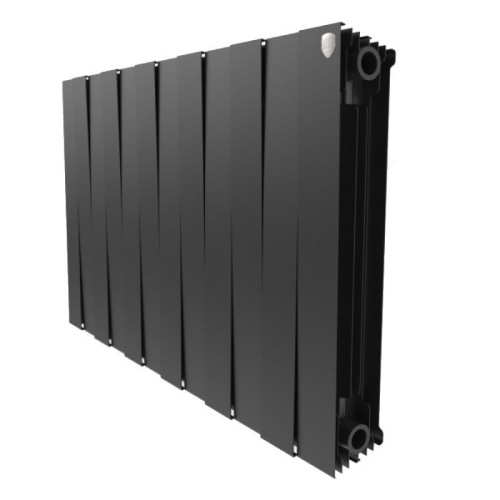 Радиатор биметаллический Royal Thermo PianoForte Noir Sable 12/500, RAL 9011, 2 268 Вт