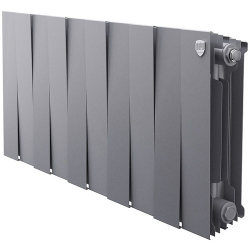 Радиатор биметаллический Royal Thermo PianoForte Silver Satin 10/300, RAL 7029 1 160 Вт