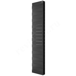 Радиатор биметаллический Royal Thermo PianoForte Tower 22/300, RAL 9011 1 320 Вт