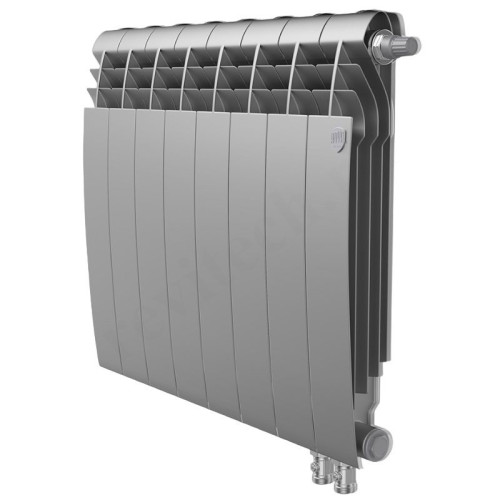Радиатор биметаллический Royal Thermo BiLiner V Silver Satin 8/500, RAL 9006 1 280 Вт