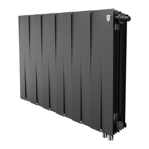 Радиатор биметаллический Royal Thermo PianoForte VD Noir Sable 12/500, RAL 9011 2 268 Вт