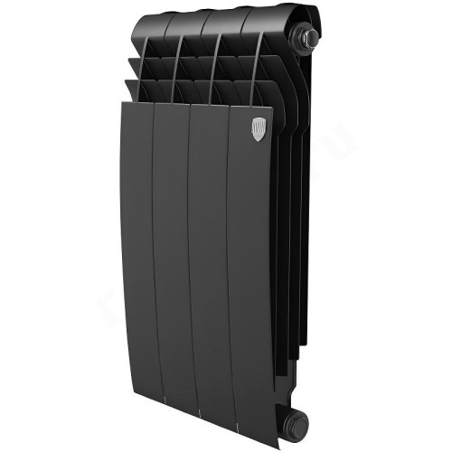Радиатор биметаллический Royal Thermo BiLiner Noir Sable 4/500, RAL 9011 684 Вт
