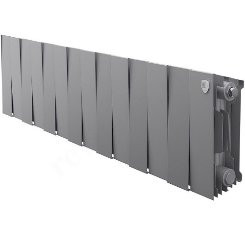 Радиатор биметаллический Royal Thermo PianoForte Silver Satin 14/200, RAL 7029 1 414 Вт
