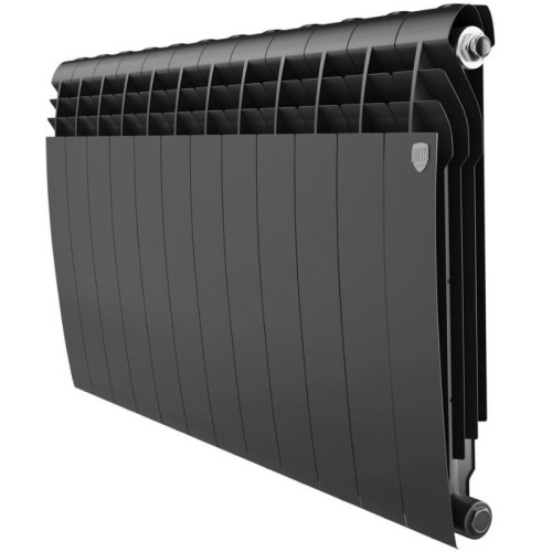 Радиатор биметаллический Royal Thermo BiLiner Noir Sable 12/500, RAL 9011 2 052 Вт