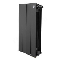 Радиатор биметаллический Royal Thermo PianoForte VD Noir Sable 4/500, RAL 9011 756 Вт