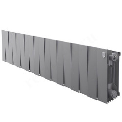 Радиатор биметаллический Royal Thermo PianoForte Silver Satin 18/200, RAL 7029 1 818 Вт