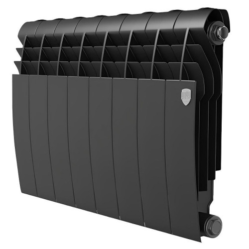 Радиатор биметаллический Royal Thermo BiLiner Noir Sable 8/350, RAL 9011 920 Вт