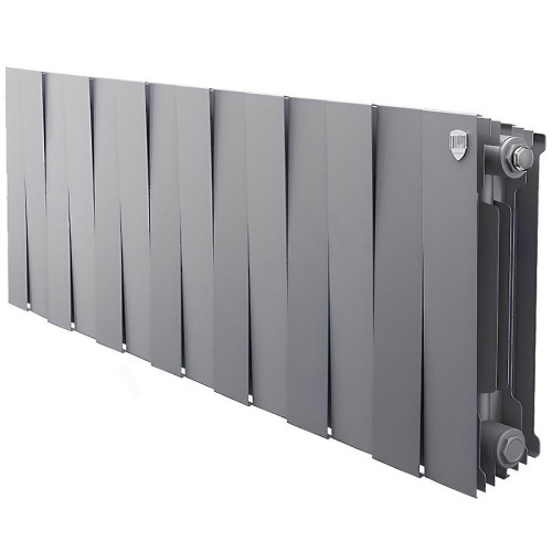 Радиатор биметаллический Royal Thermo PianoForte Silver Satin 14/300, RAL 7029 1 624 Вт