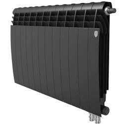 Радиатор биметаллический Royal Thermo BiLiner V Noir Sable 12/500, RAL 9011 2 040 Вт