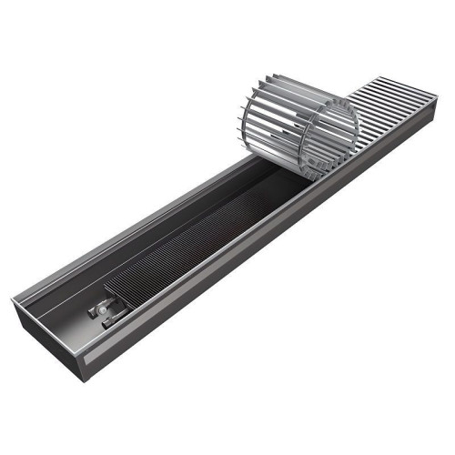 Конвектор водяной KZTO Бриз 300/120/1600, решетка алюминий 1 170 Вт