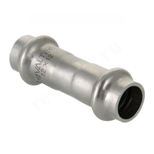 Муфта 35-35, Valtec VT.INOX-PRESS, пресс-пресс, сталь нержавеющая