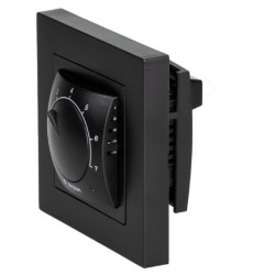 Термостат комнатный Деви Twist, 220В, черный