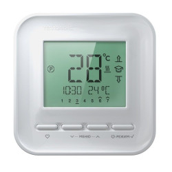 Термостат комнатный Теплолюкс 520, программируемый, 220В, белый