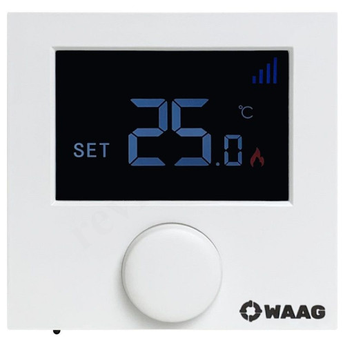 Термостат комнатный WAAG WI-FI, программируемый, 220В, белый