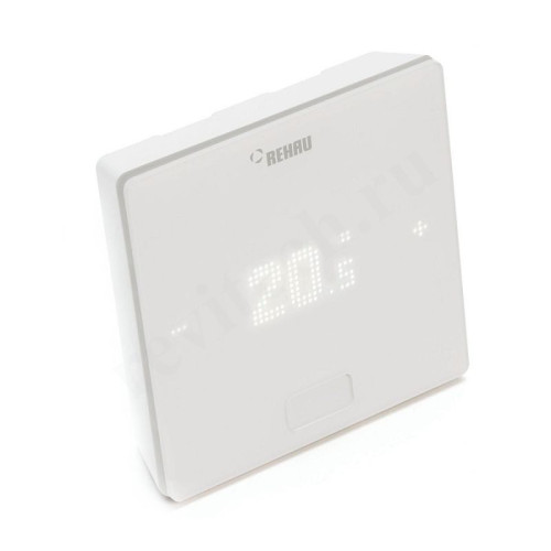 Термостат комнатный Rehau Nea Smart 2.0 TRW, беспроводной, программируемый, 24В, белый
