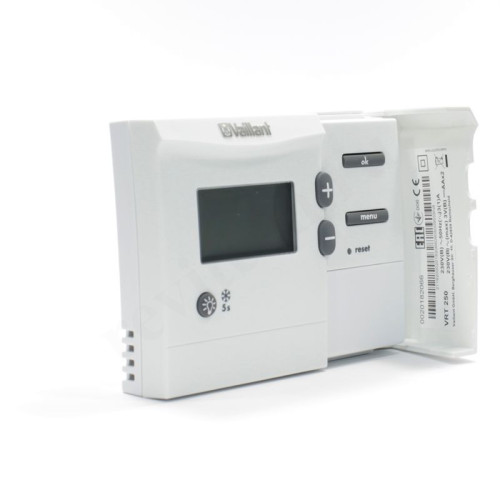 Термостат комнатный Vaillant VRT 250, программируемый, 220В, белый