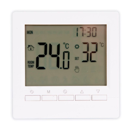 Термостат комнатный Teplocom TSFR-Prog, программируемый, 220В, белый