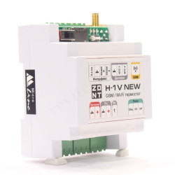 Термостат комнатный/на DIN рейку Zont H-1V NEW, программируемый, 12В, белый