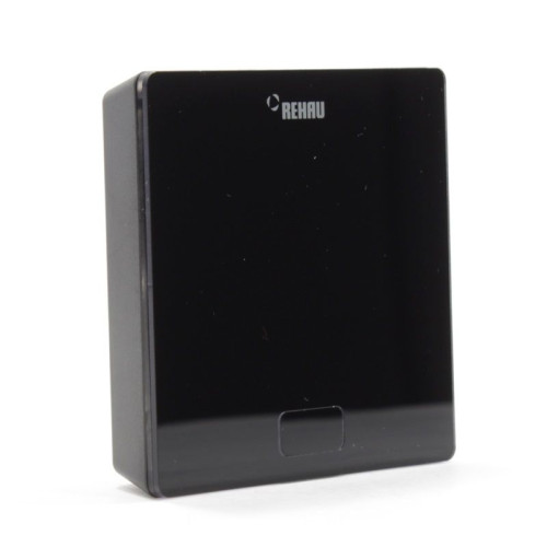 Термостат комнатный Rehau Nea Smart 2.0 HRB, беспроводной, программируемый, 24В, черный