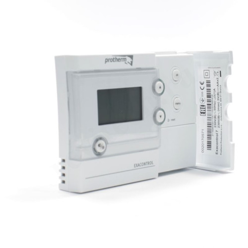 Термостат комнатный Protherm Exacontrol 7, программируемый, 2 х 1,5В, белый