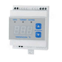 Термостат на DIN рейку Zota РТУ 16 ЦД, 220В, белый
