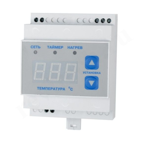 Термостат на DIN рейку Zota РТУ 16 ЦД, 220В, белый